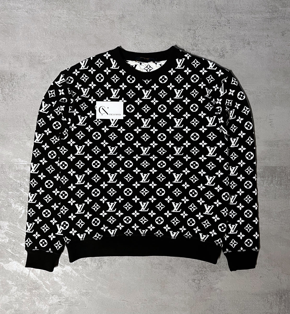 Lv best sale jacquard crewneck