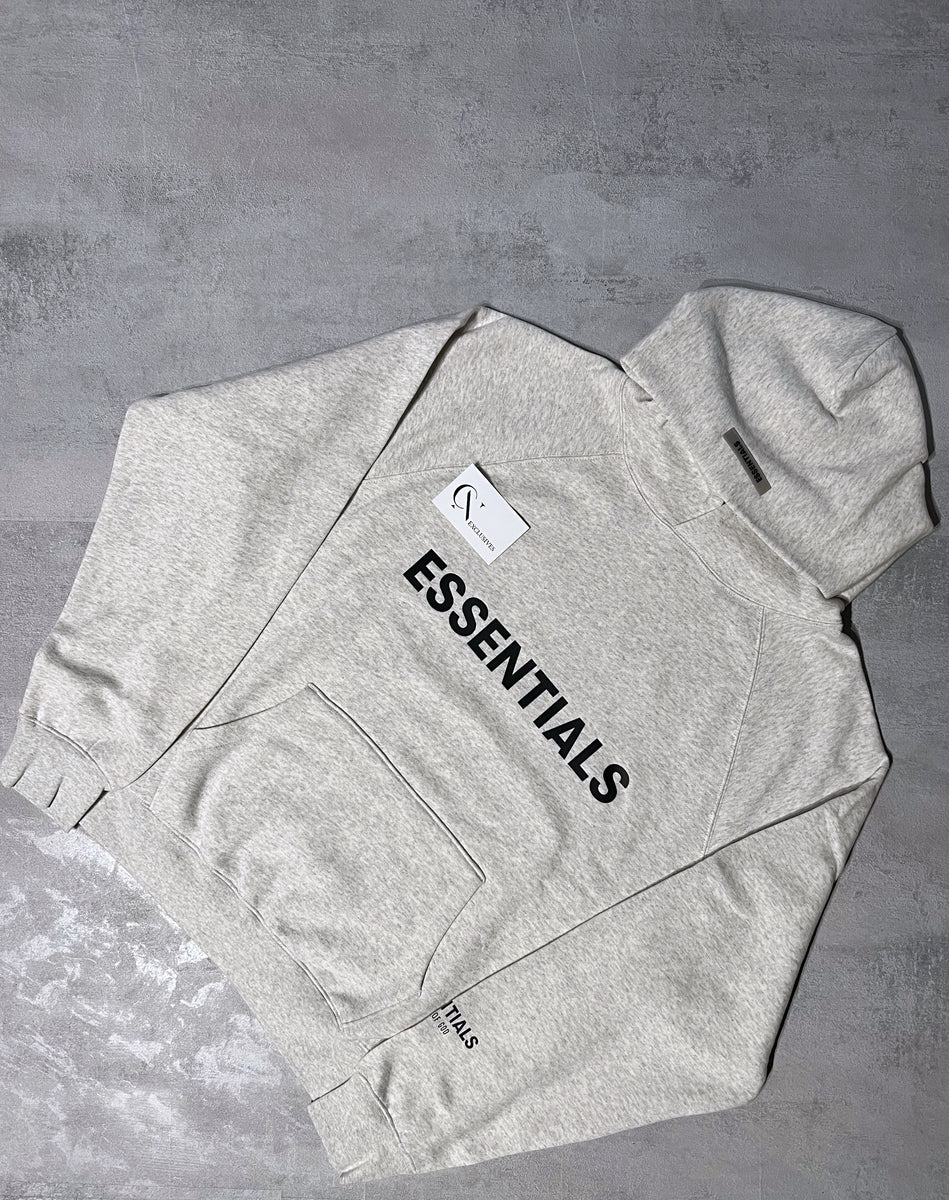 Fear Of God Essentials Oatmeal Hoodie CnExclusives