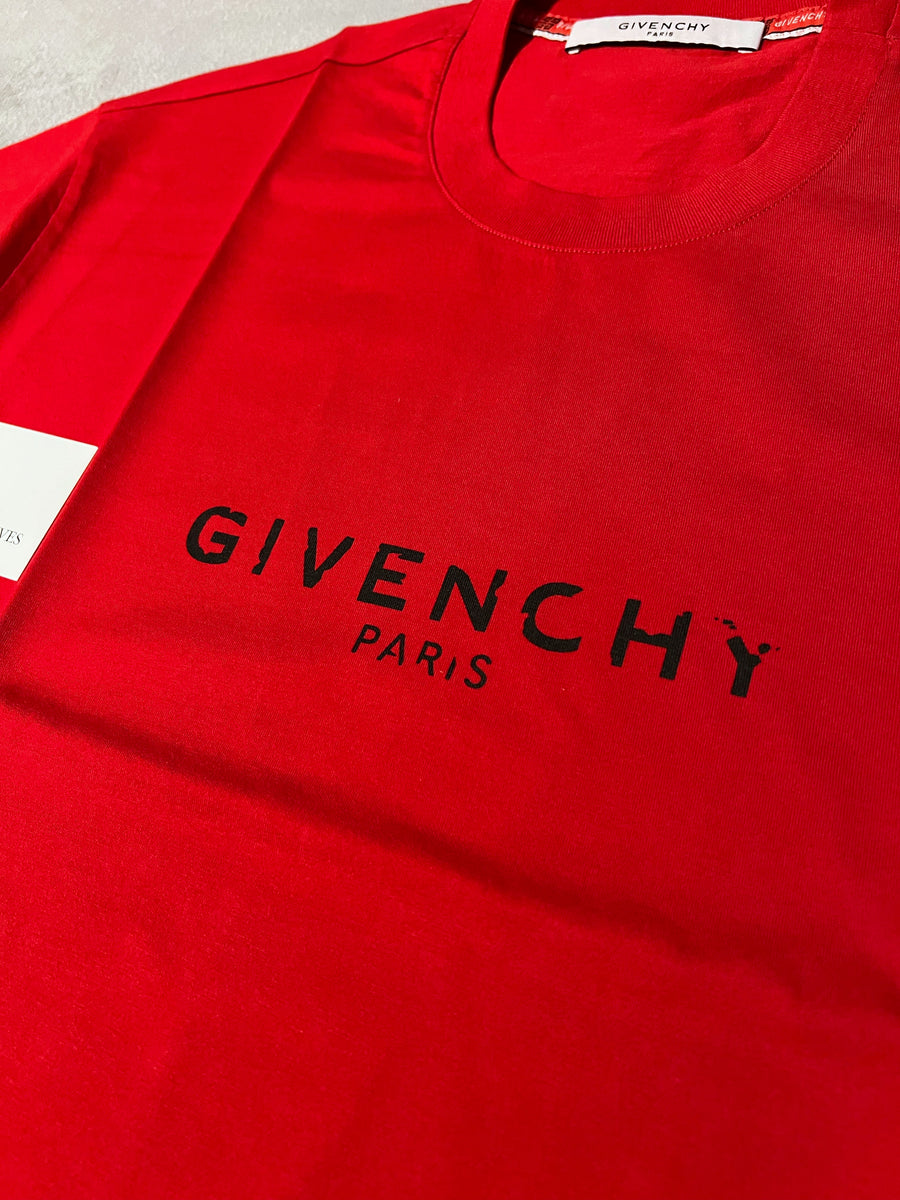 Givenchy faded hotsell logo t shirt