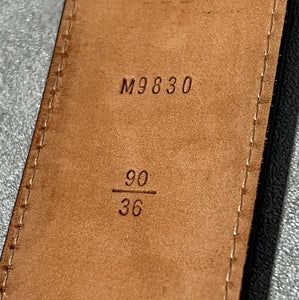 Louis Vuitton LV Initiales Epi leather belt