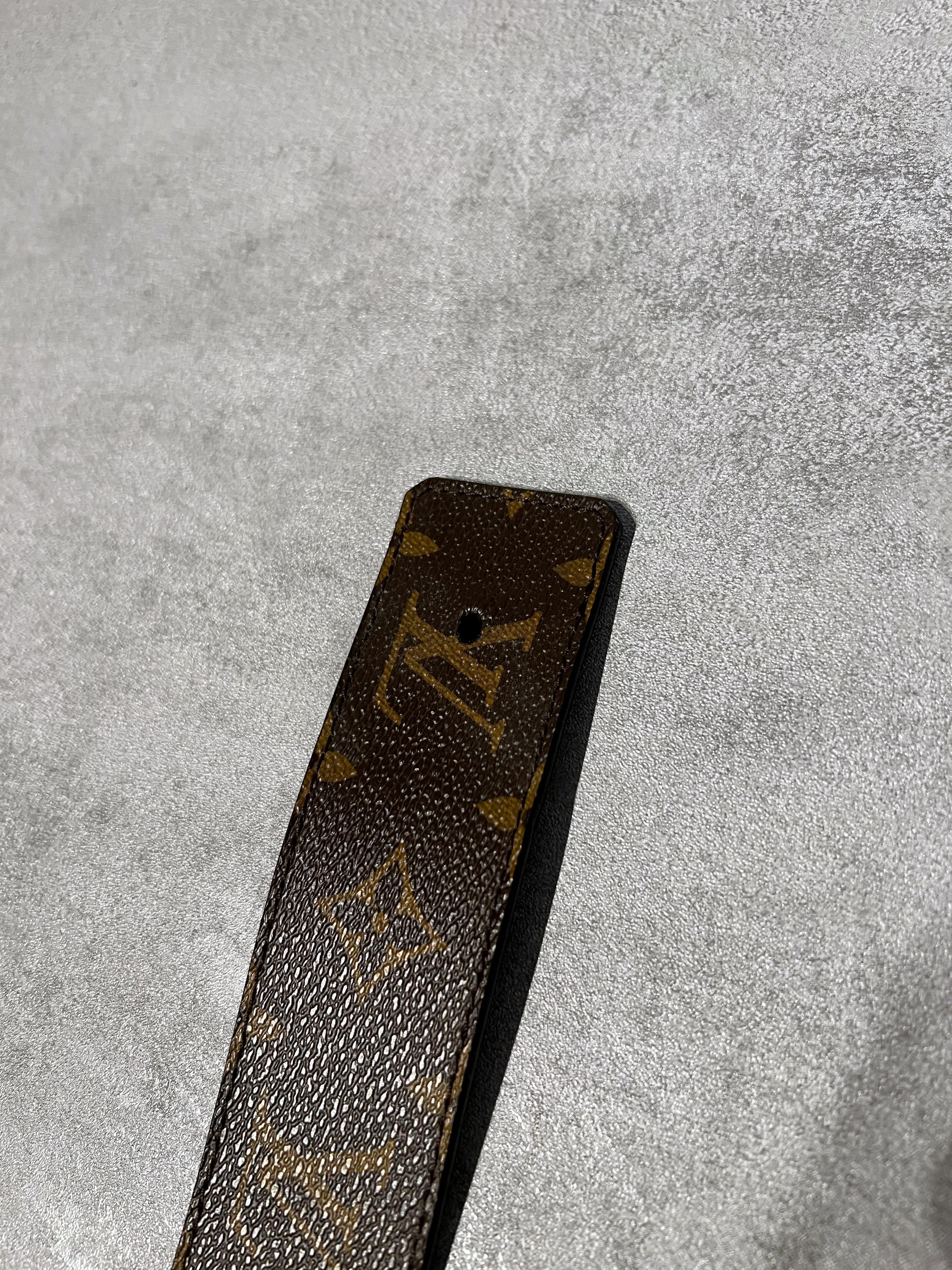 Louis Vuitton Monogram Macassar Reversible Belt