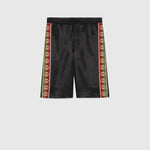 Load image into Gallery viewer, Gucci Acetate Shorts With Interlocking G Stripe
