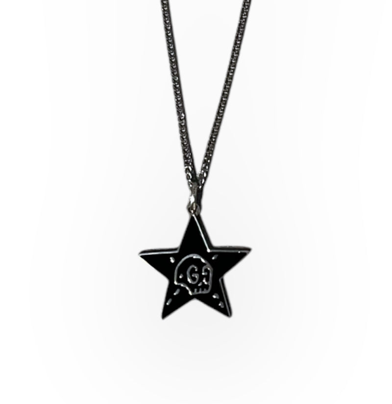 Gucci Ghost Star Necklace in Silver