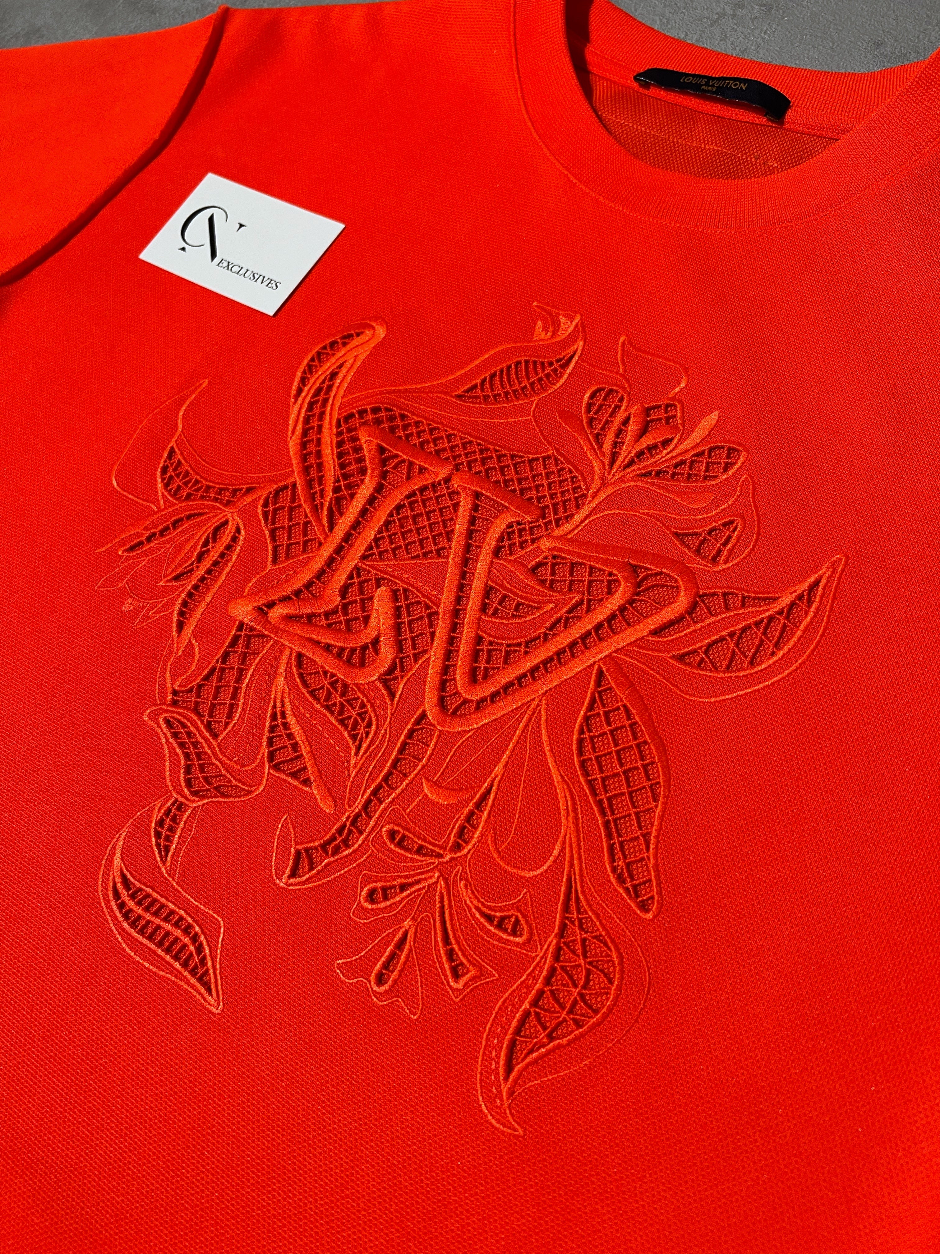 Louis Vuitton Vegetal Lace Embroidery T-Shirt – CnExclusives