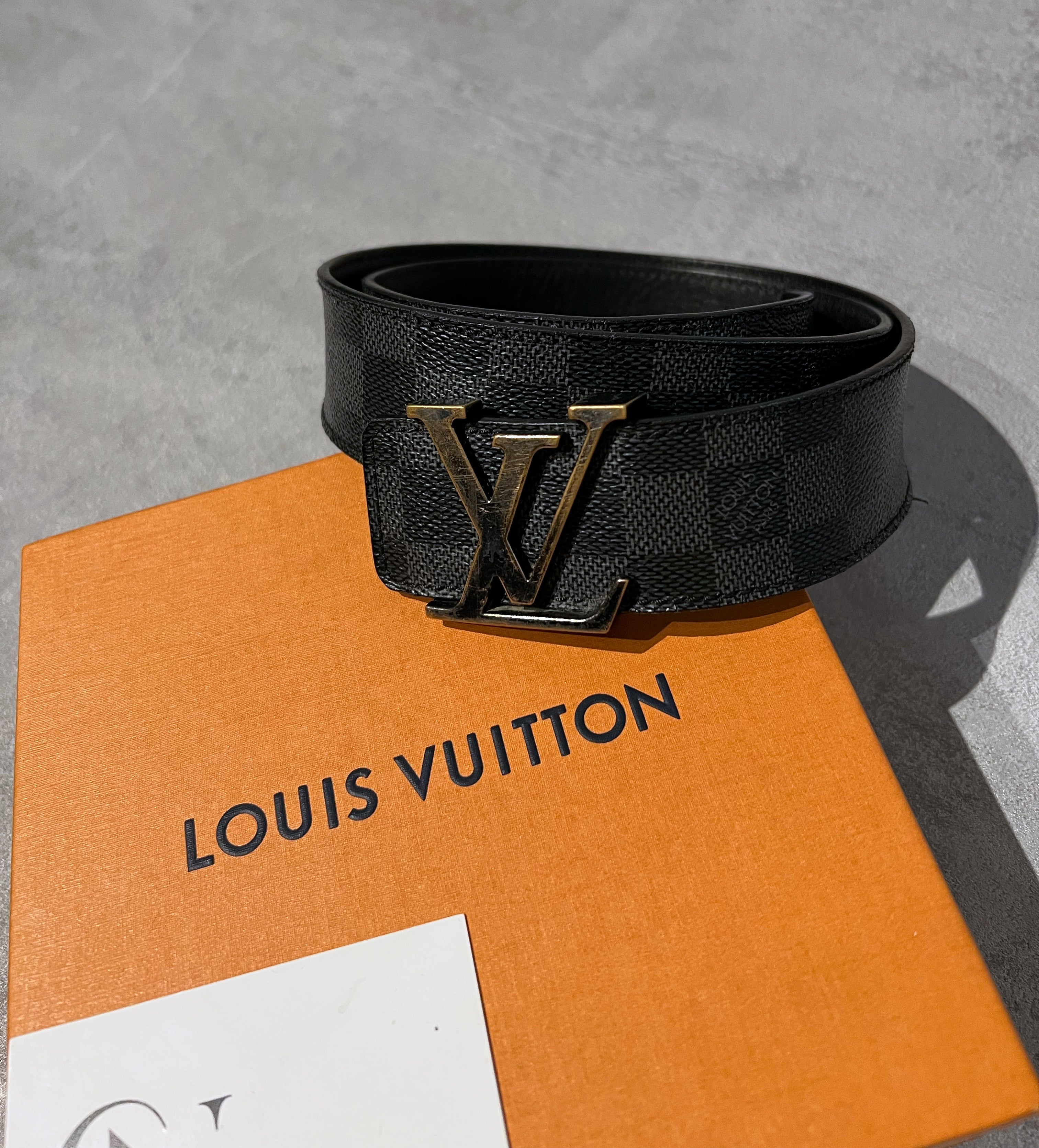 louis vuitton damier belt
