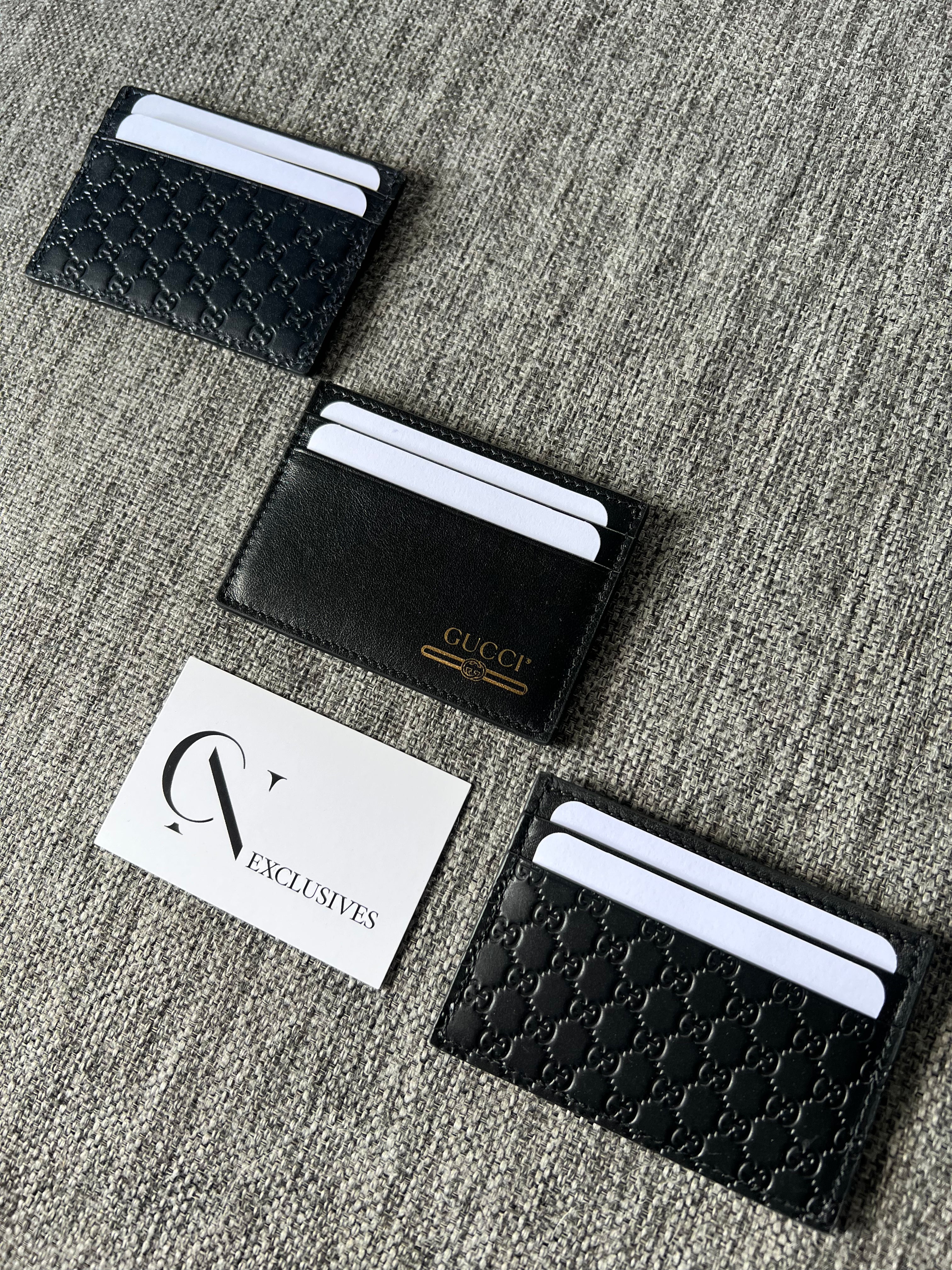 Gucci Logo Leather Cardholder