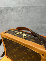 Load image into Gallery viewer, Louis Vuitton Soft Trunk Monogram Gold Tone Brown
