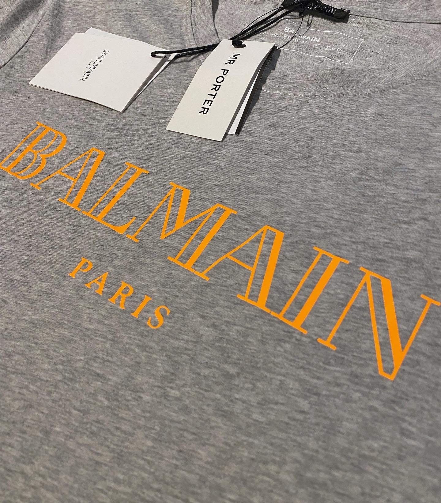 Balmain Neon Print T-Shirt