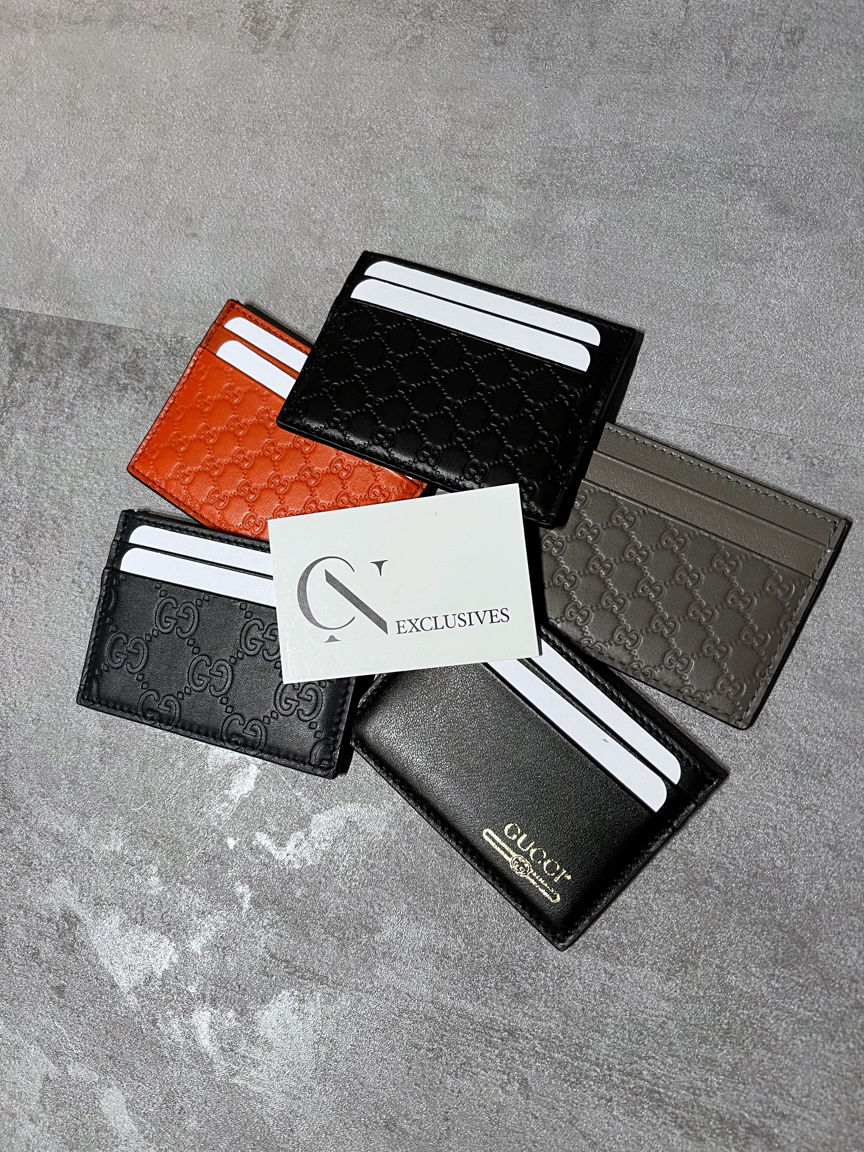 Gucci Monogram Leather Cardholder