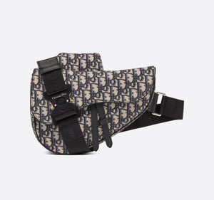 Dior Jacquard Oblique Saddle Bag