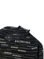 Load image into Gallery viewer, Balenciaga Allover Logo Turtleneck Sweater
