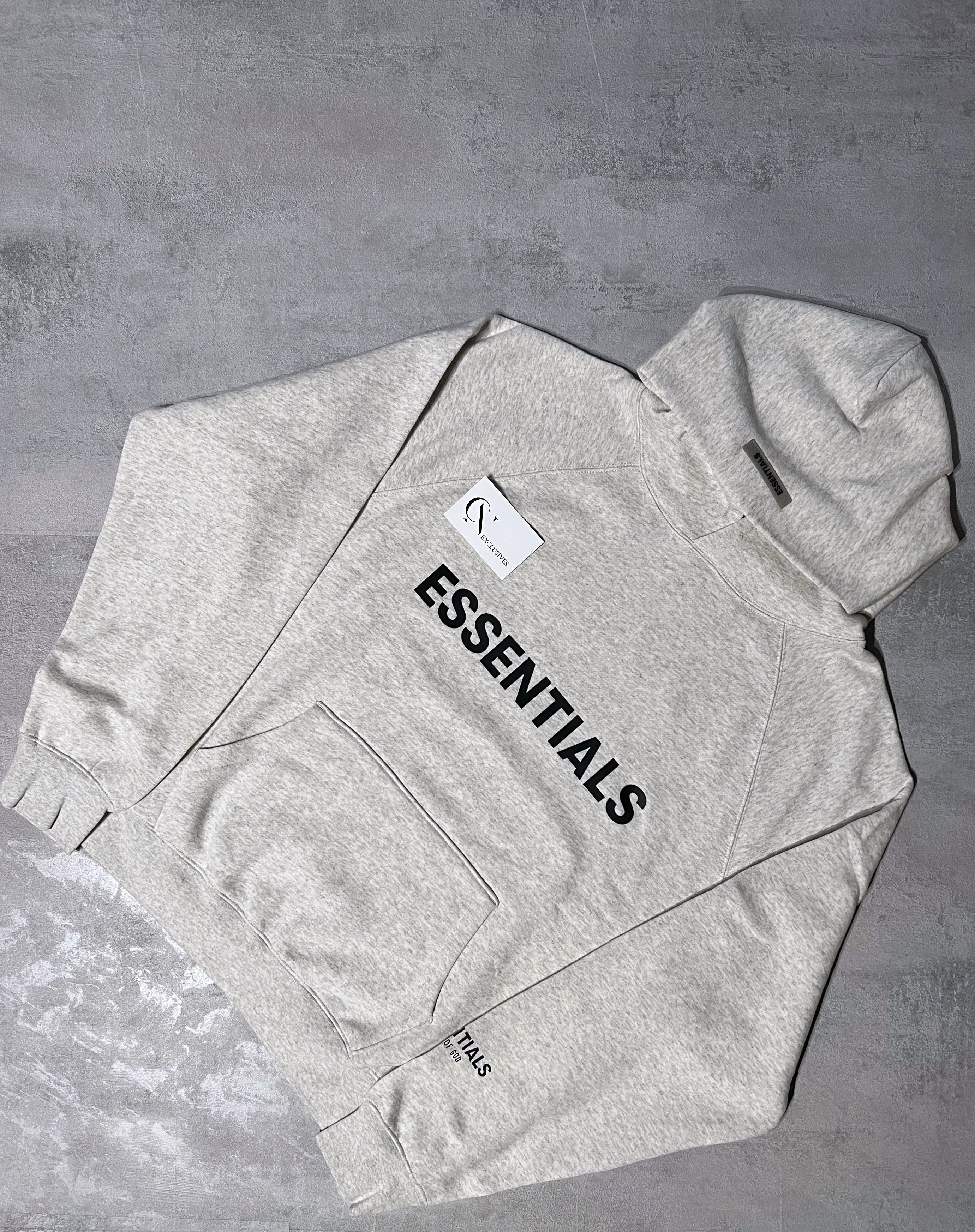 Fear Of God Essentials Oatmeal Hoodie