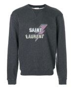 Load image into Gallery viewer, Saint Laurent Lightning Logo Sweater
