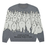 Load image into Gallery viewer, Louis Vuitton Studio Printed Jacquard Wool Sweater
