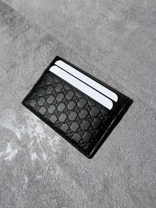 Gucci Monogram Leather Cardholder