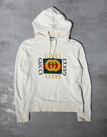 Load image into Gallery viewer, Gucci Distressed Logo Hoodie

