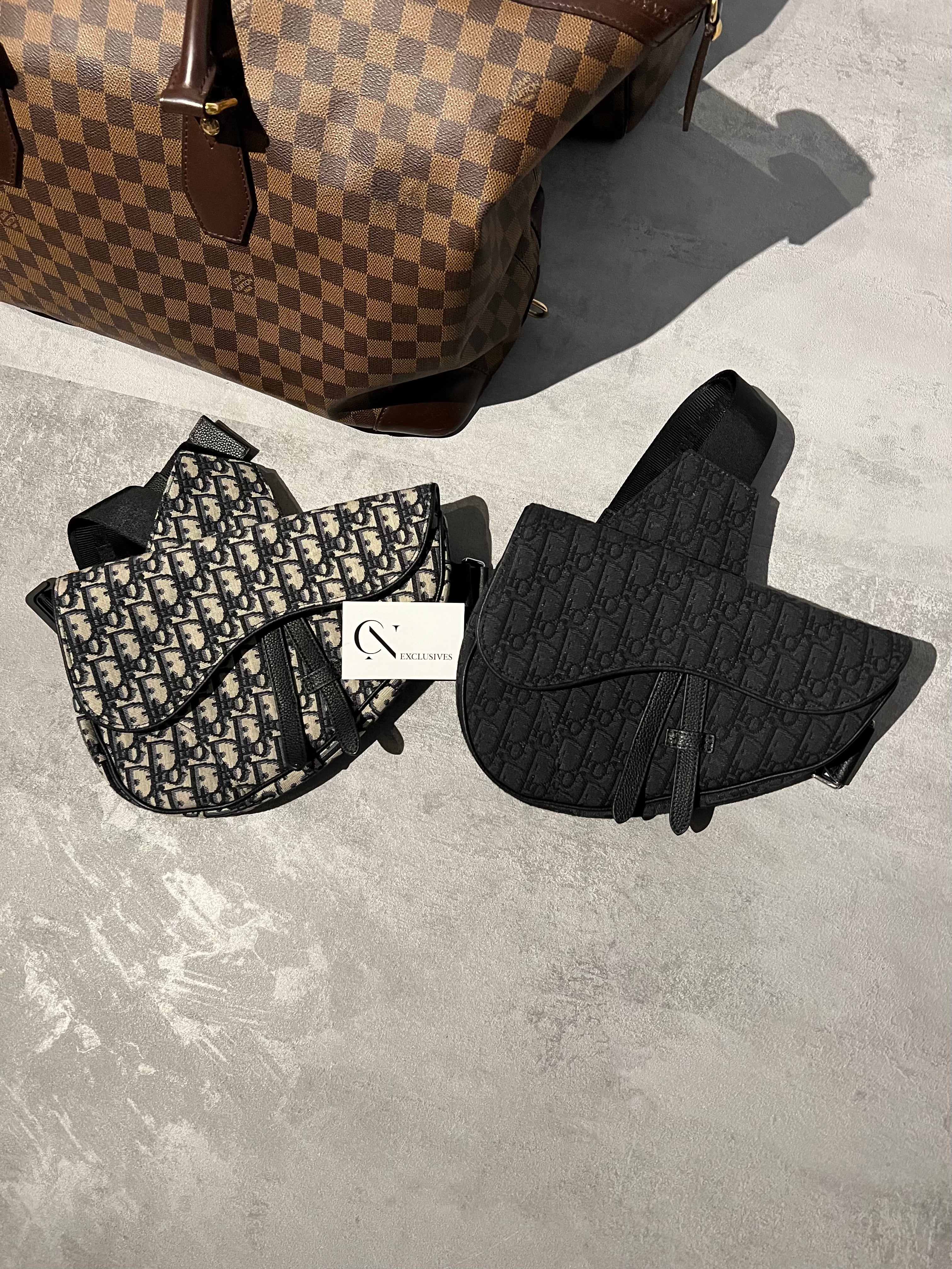 Dior Oblique Jacquard Saddle Bag