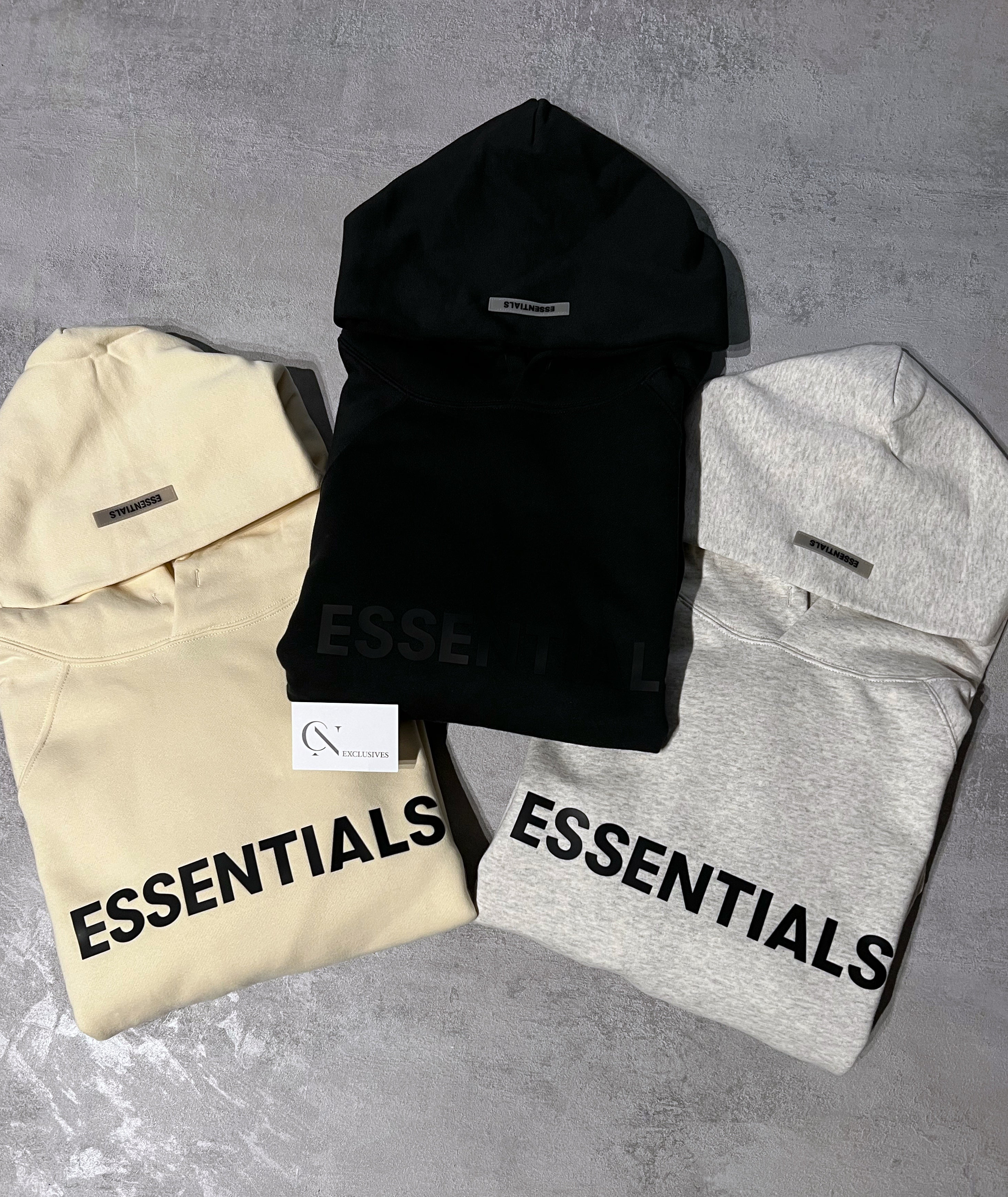 Fear Of God Essentials Oatmeal Hoodie