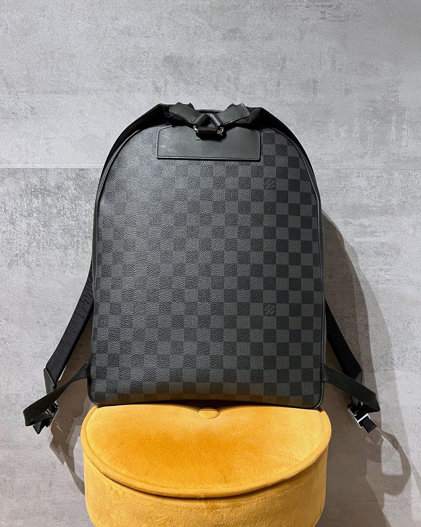 Josh backpack cloth backpack Louis Vuitton Black in Cloth - 27478833