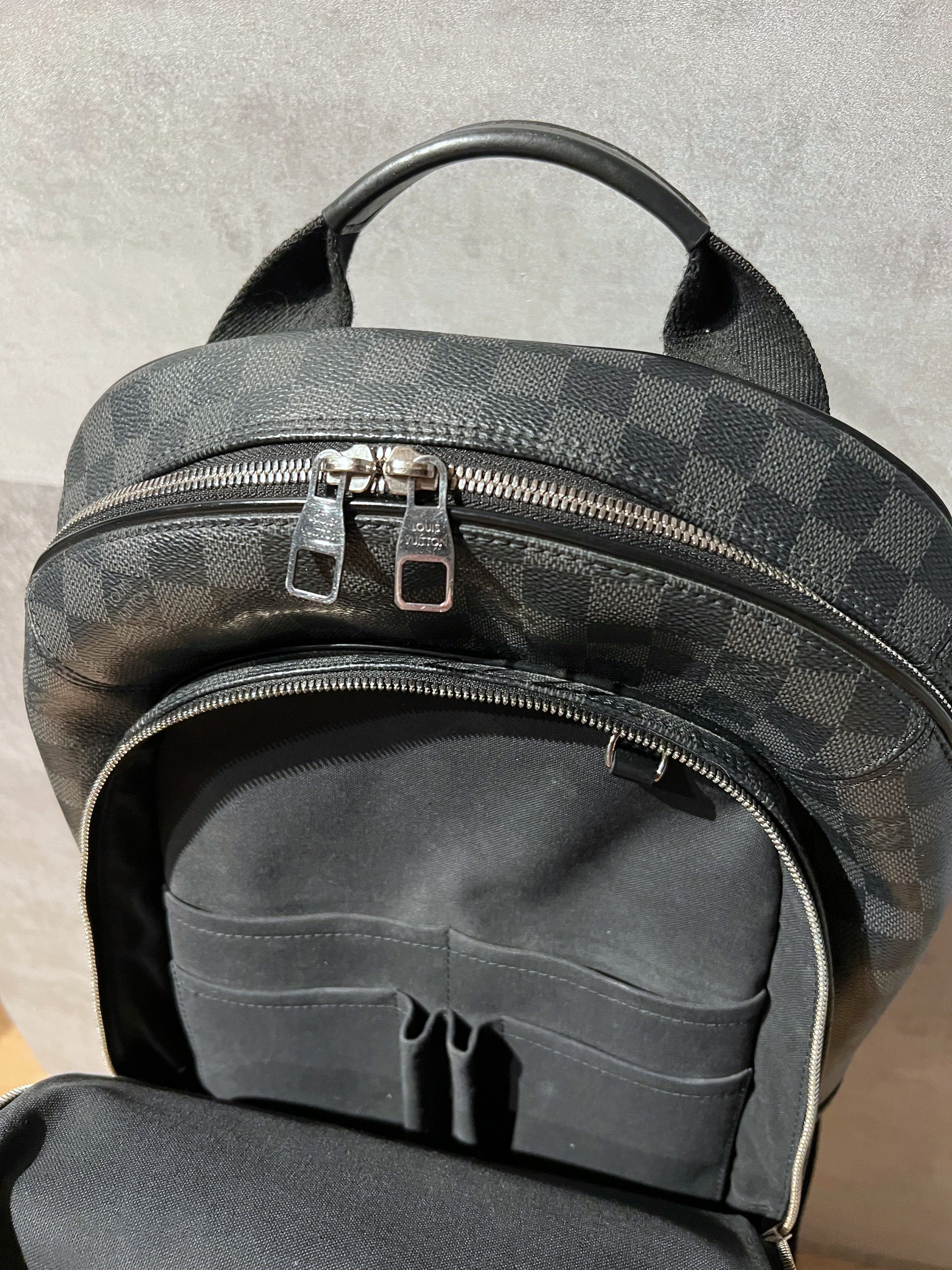 Louis Vuitton LV Michael backpack new Grey Leather ref.591383 - Joli Closet