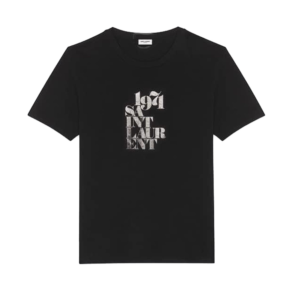 Saint Laurent Metallic Logo T-Shirt