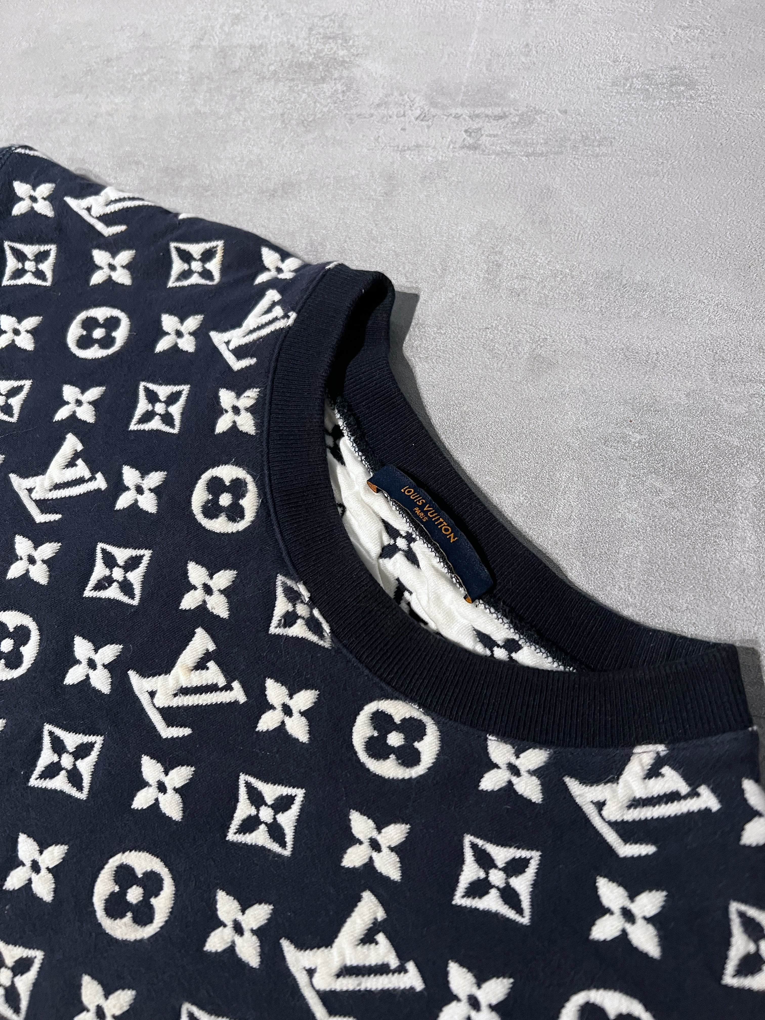 Louis Vuitton Full Monogram Jacquard Crew Neck – CnExclusives