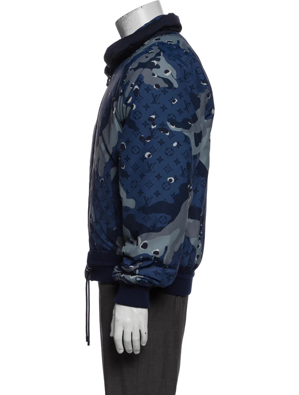 Louis Vuitton Navy Monogram Padded Jacket – Savonches