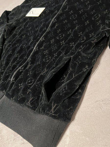 Louis Vuitton Velour Monogram Blouson Jacket Black