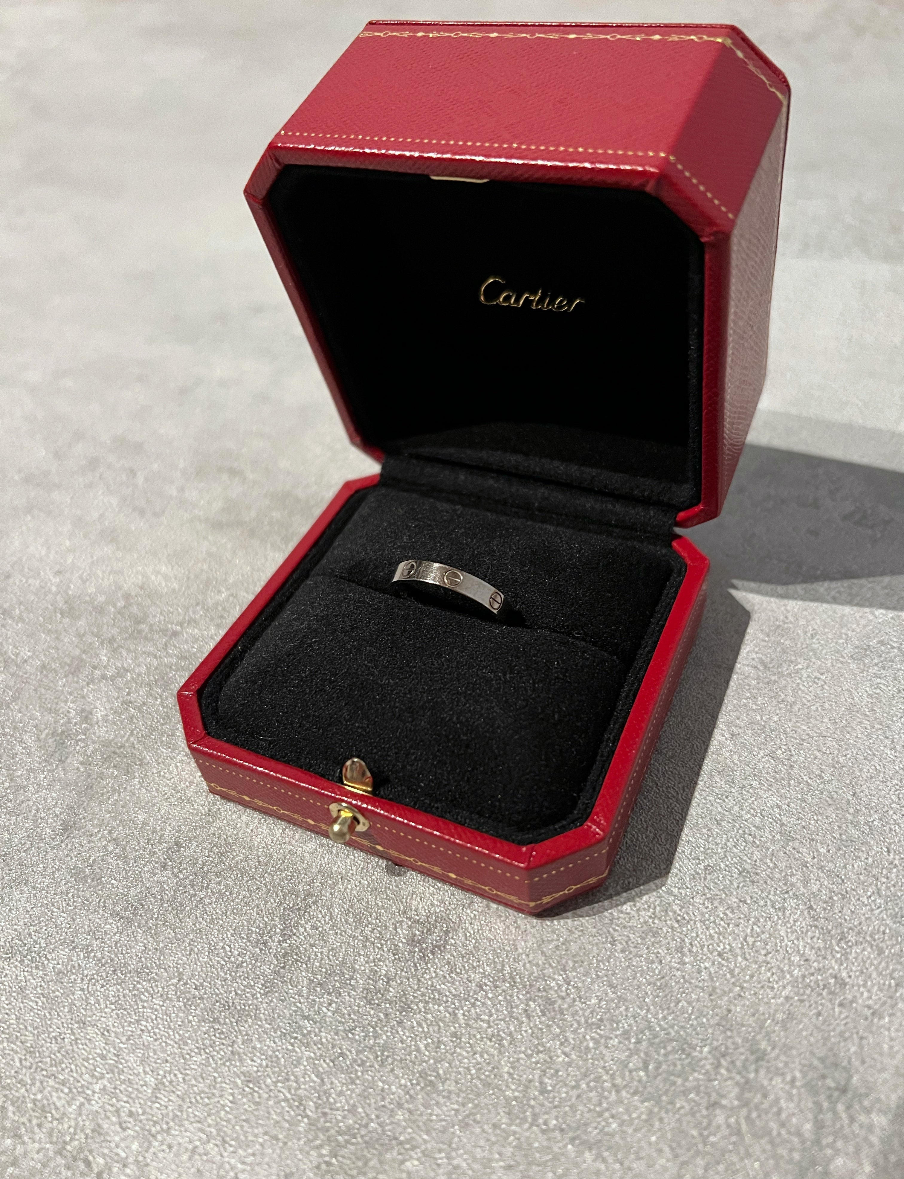 Cartier Love Love Wedding Band Ring (x)