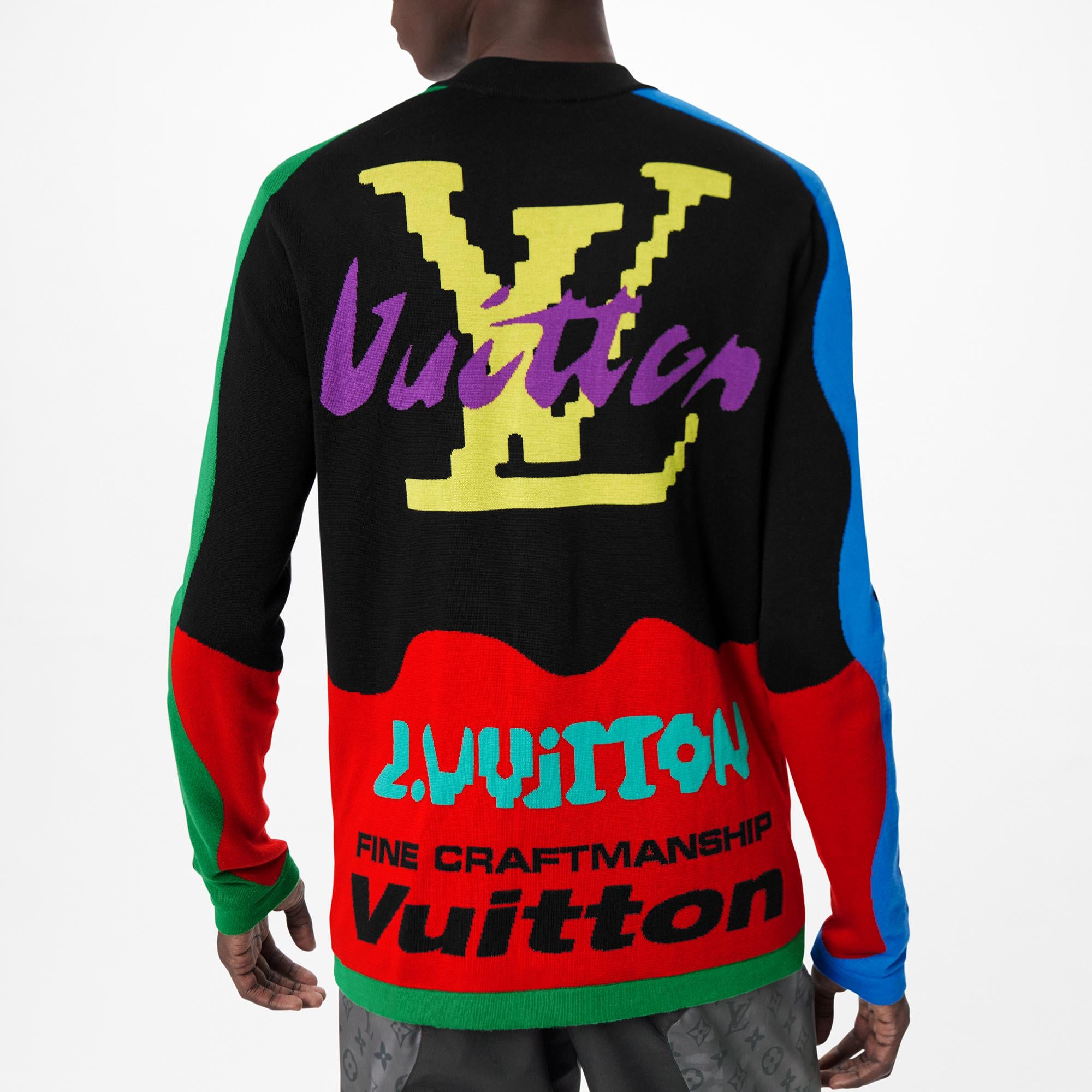 W2C] Louis Vuitton Multicolor Monogram Crewneck Sweater : r/DesignerReps