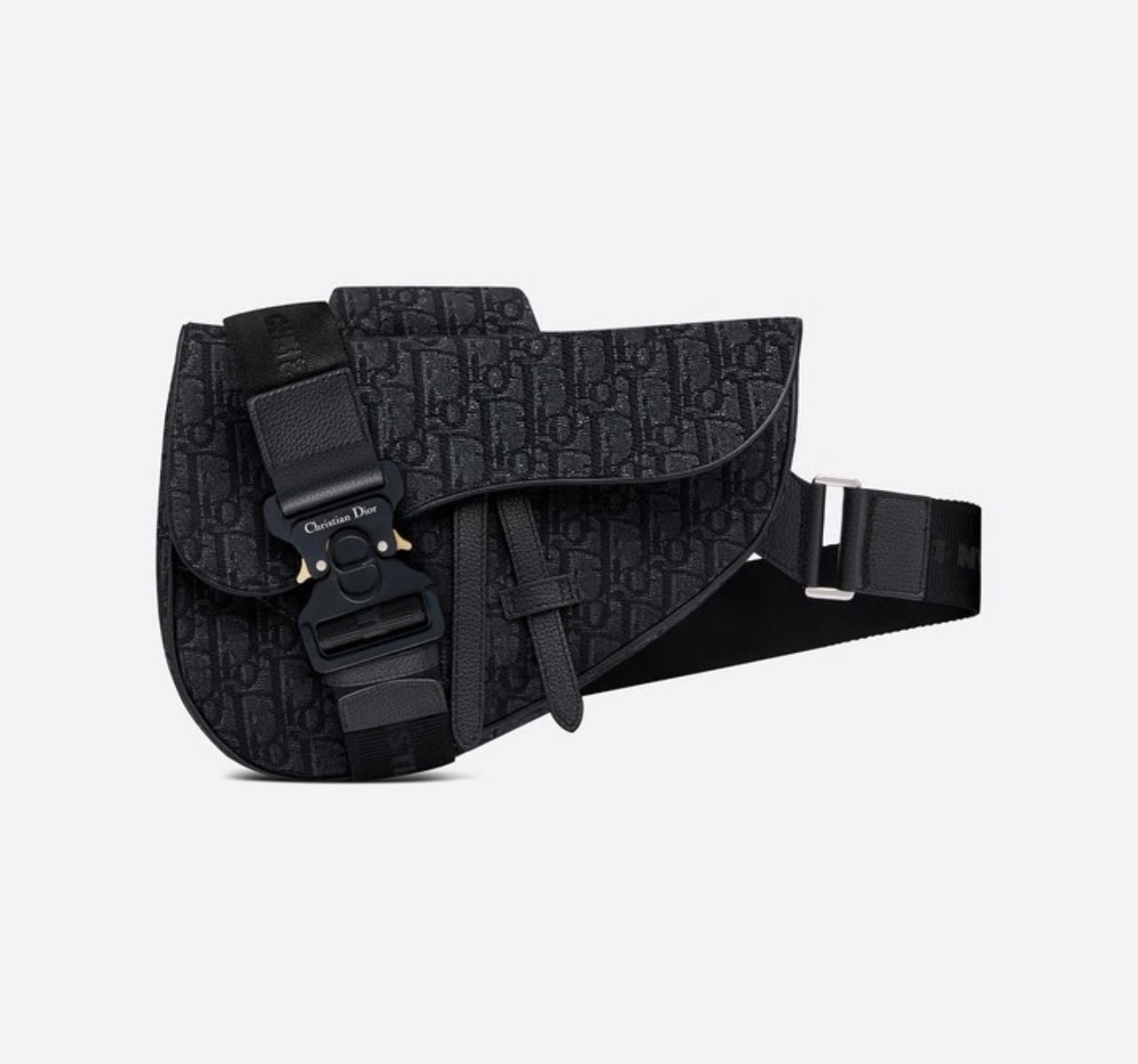 Dior Oblique Jacquard Saddle Bag