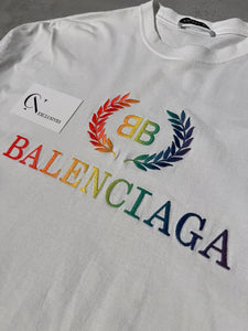 Balenciaga Rainbow Crown T-Shirt - Size M