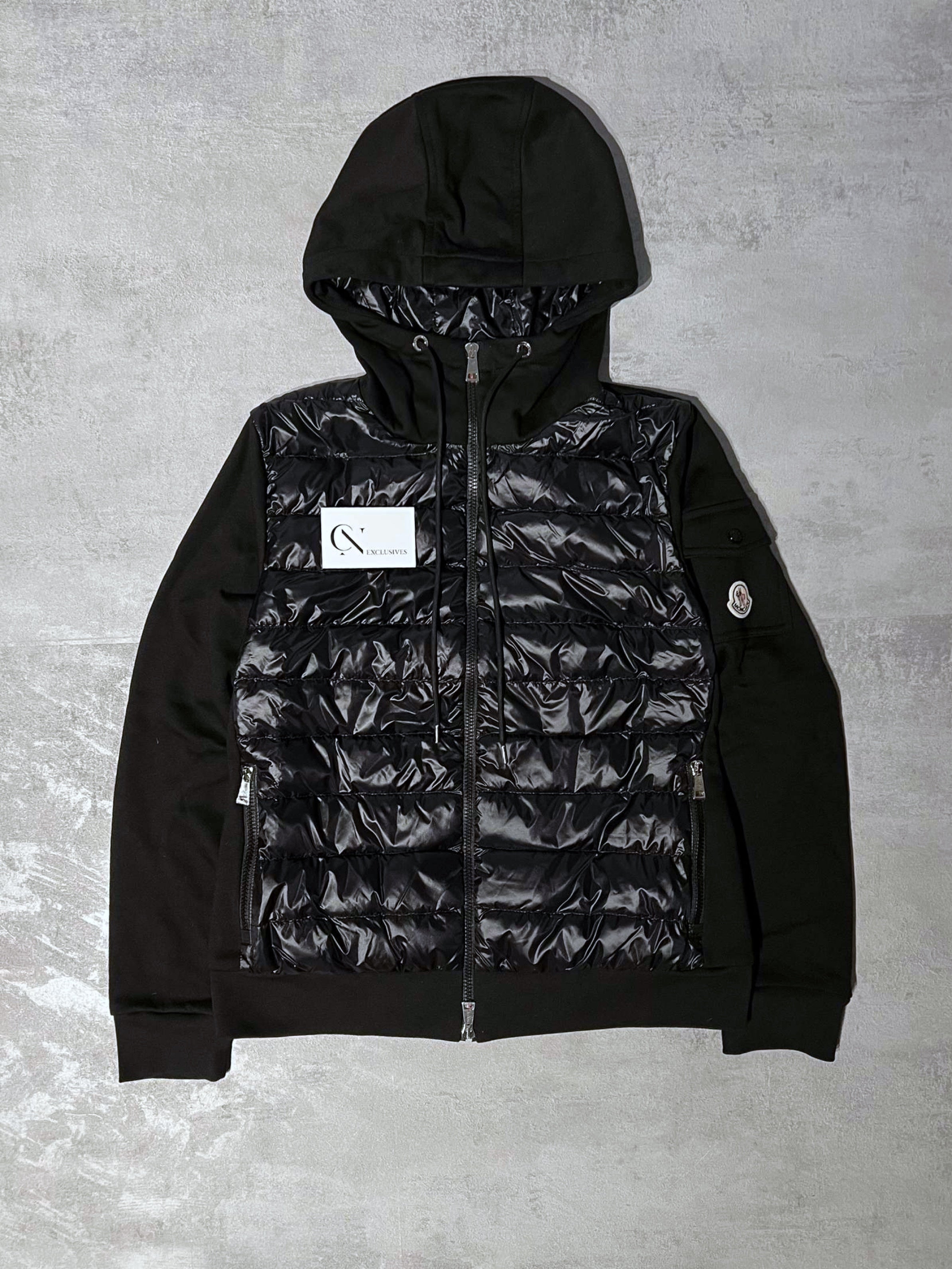 Moncler hooded best sale cardigan