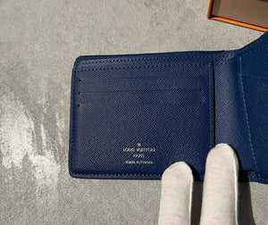 Louis Vuitton Monogram Pacific Canvas and Taiga Leather Multiple Wallet