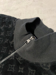 Louis Vuitton velour monogram blouson jacket