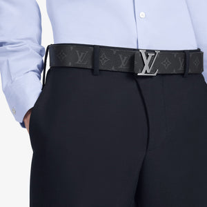 Pre-owned Supreme Louis Vuitton X Initiales Belt 40 Mm Monogram