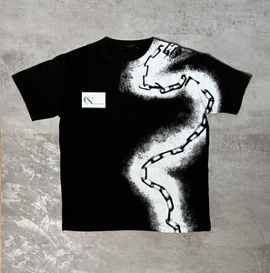 Louis Vuitton, Shirts, Louis Vuitton Spray Chain Tshirt In Black Mens