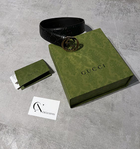 Gucci Signature Leather Belt (x)
